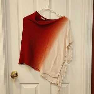 A&F vintage knitted shaw/cape